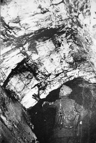 Photograph, "Magdala-Cum-Moonlight" Gold Mine at 800 feet Underground 1895