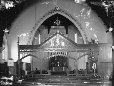 Photograph, Holy Trinity Anglican Church's Sanctuary & Chancel Screen