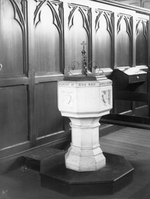 Photograph, Holy Trinity Anglican Church's Memorial Font