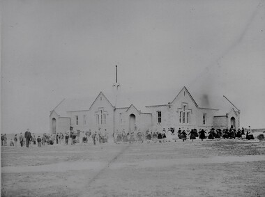 Photograph, Common School Pleasant Creek 502 in 1866