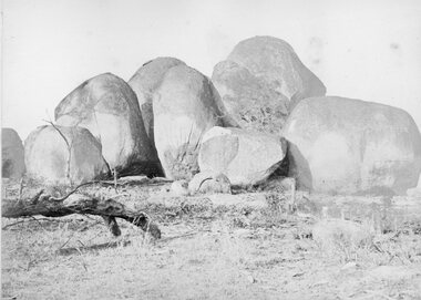 Photograph, The Sister Rocks Pleasant Creek 1866