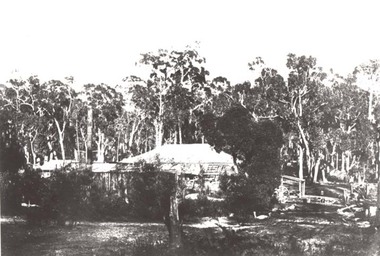 Photograph, Grampians Sunrise over the Saw Mills 1866
