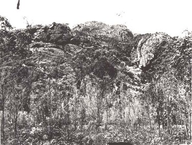 Photograph, Wonderland Range in the Grampians at Halls Gap 1866