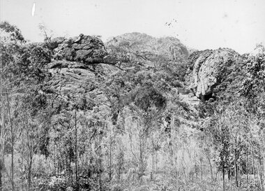 Photograph, Wonderland Range in the Grampians at Halls Gap 1866