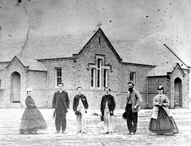 Photograph, Pleasant Creek School Students & Some Staff 1866