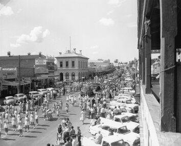 Photograph, Procession Lower Main Street 1962 -- 3 photos
