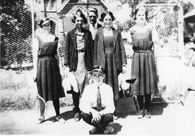 Photograph, Stawell High School Tennis Players -- Named