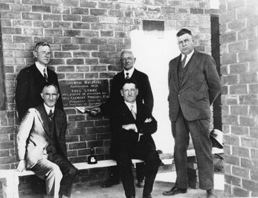 Photograph, Stawell Hospital -- Laying the Foundation Stone September 3rd 1933