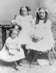 Photograph, Mr George Robson & Mrs Frances Robson nee Unknown's daughters -- Studio Portrait