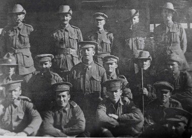 Photograph, Soldiers in group photo and group at 1st Australian Auxiliary Hospital Harefield WW1 -- 2 Photos