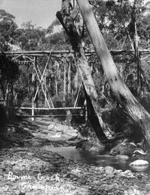 Photograph, Stawell Water Supply Fluming over the Bovine Creek