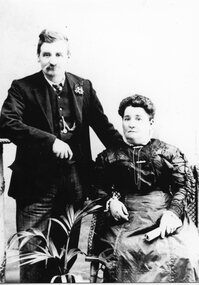 Photograph, Mr Edward Mason & Mrs Annie Mason nee Unknown -- Studio Portrait