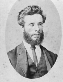 Photograph, Mr John Heal -- Blacksmith & Coachbuilder in Upper Main Street Stawell --- Studio Portrait