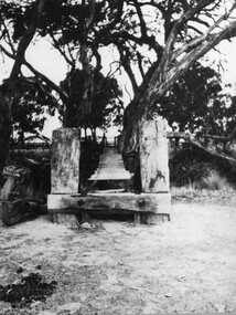 Photograph, Wooden Footbridge over the river in Glenorchy