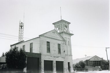 Photograph, Stawell Fire Station in Byrne Street c1887-1890 -- 2 Photos