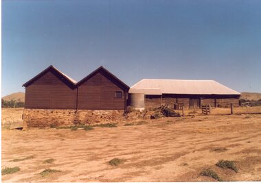 Photograph, Shearing Shed on the “De Cameron” homestead near Elmhurst -- 2 Photos