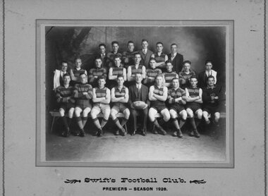 Photograph, Swifts Football Club Premiers -- named 1928