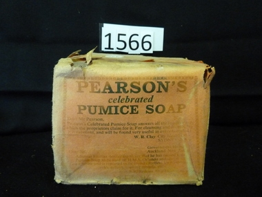 Memorabilia - Realia, Pearsons Pumice Soap.  Sandsoap