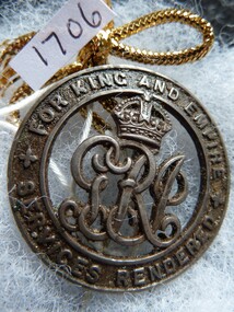 Medal, c1918