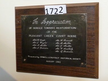 Plaque, 30164