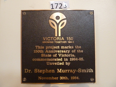 Plaque, 1984