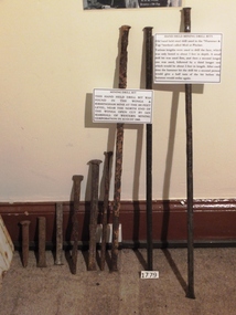 Memorabilia - Realia, Drill Bits (nine) Various Sizes, pre 1920's