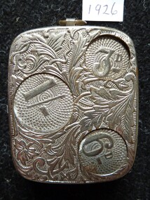 Memorabilia - Realia, Silver Coin Holder, c1900