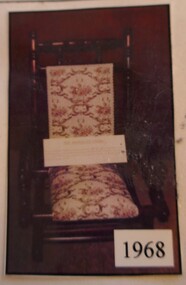 Furniture, Stawell Methodist Church Birthday Chair, c1920-1960