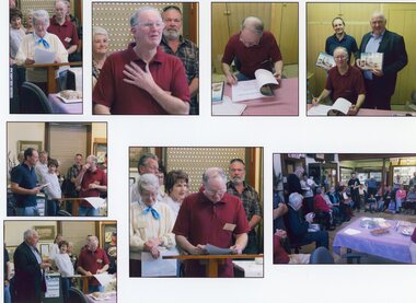 Photograph, Mr Cameron Greg – Book Launch at Stawell Historical Society 2014