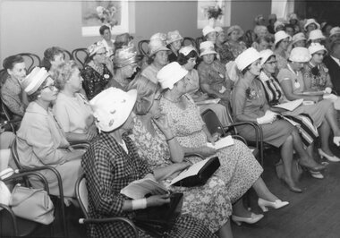 Photograph, Business and Professional Women’s Club Members at the Town Hall Supper Room 1961 -- Multiple Photos