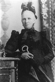 Photograph, Portrait - Mrs Emily Ewins nee Holland 1831 – 1906 -- Studio Portrait