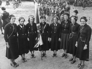 Photograph, Stawell Girl Guides of the 1st Ranger Company 1954