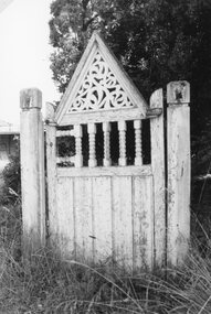 Photograph, Henderson Family's Home's Wooden Gate in Walker Street Stawell