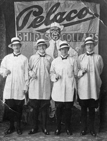 Photograph, Group of Females in Concert -- Advertising Pelaco Shirt Collars 1920's