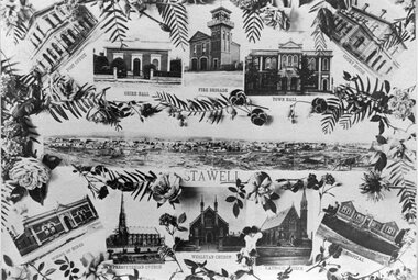 Photograph, Stawell Public Buildings -- Tourist Type Photos 1902 -- Postcard