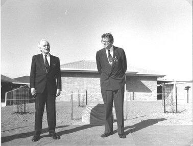 Photograph, Governer McGarvie's Stawell Visit & Opening of the Community Housing Units in Shirreff Street 1993