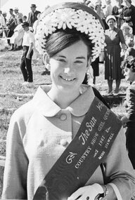 Photograph, Miss Sue Slater is is Miss Stawell at Agricultural Show 1967
