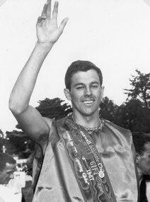 Photograph, Mr W G Howard from Wodonga -- Winner of the Stawell Gift 1967