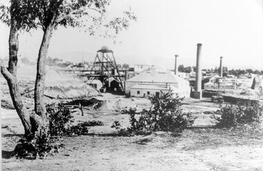 Photograph, Pleasant Creek Cross Reef Quartz Mining Co 1870's