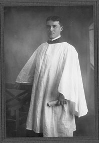 Photograph, Mr Lovell Wright killed in Action WW1 --- Studio Portrait