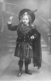 Photograph, Miss Nellie Brown in Melbourne -- Studio Portrait -- Postcard