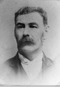 Photograph, Mr J W J Gutierrez, Miner, Storekeeper then Hotel Keeper at the Western Turf Hotel in Stawell -- Studio Portrait