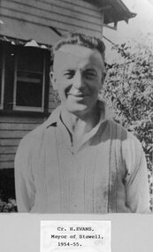Photograph, Cr H Evans -- Mayor of Stawell 1954-1955