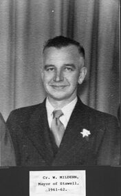 Photograph, Cr W Mildern -- Mayor 1961-1962