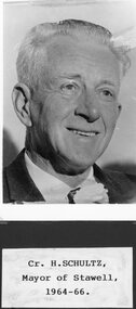 Photograph, Cr H Schultz -- Mayor 1964-1966