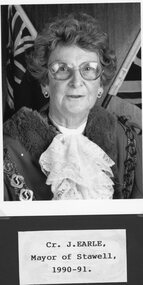 Photograph, Cr J Earle -- Mayor 1990-1991