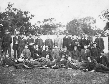 Photograph, Great Western Rifle Club with members c1900