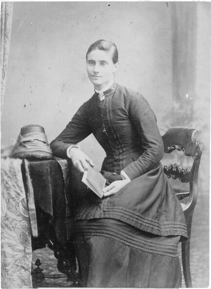 Photograph, Miss Mary Dow -- later Mrs. Oram & a member of the Stawell ...