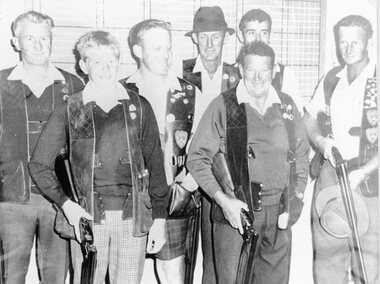 Photograph, Callawadda Gun Club -- group photograph 1978
