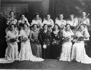 Photograph, Stawell Debutantes c1938
